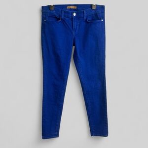 Rebecca Minkoff royal blue slim denim bleeker size 30 waist preppy designer